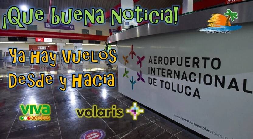 Vuelos desde y hacia Toluca | #AxelangTours
